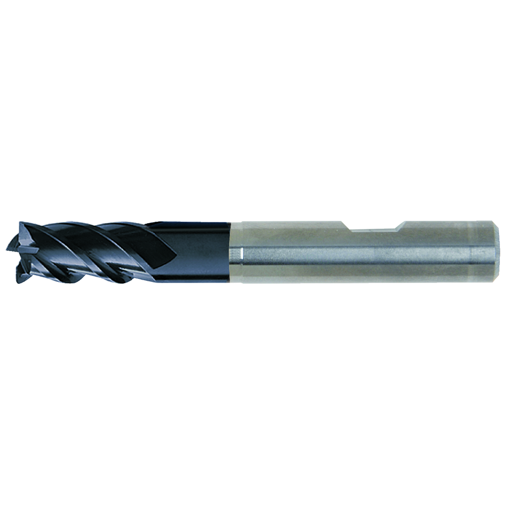 Solid carbide end milling cutter 40° 12mm clearance Z=4 HB, AlCrN